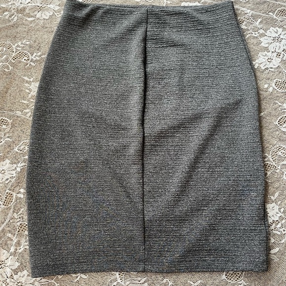 Gray Mini Pencil Skirt - Picture 3 of 5